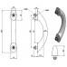ROLTECHNIK univerzální madlo do vany zelené 8610026