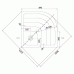 Výprodej RAVAK KASKADA RONDA 90 EX čtvrtkruhová sprchová vanička 90x90 cm A207001320