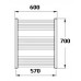 KORADO KORALUX LINEAR Comfort Koupelnový radiátor KLT 700.600 Black RAL9005 KLT07000600-39