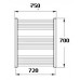 KORADO KORALUX LINEAR Comfort Koupelnový radiátor KLT 700.750 white RAL9016 KLT07000750-10