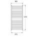 KORADO KORALUX Linear Max Koupelnový radiátor KLM 1220.600 Silber code 35