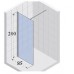 SCANDIC Sprchová zástěna S 400 85x200cm
