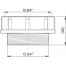 ALCAPLAST Redukce 5/4" × 6/4" S506