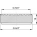 ALCAPLAST Redukce 6/4" × 5/4" S507