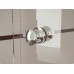 RONAL SA3 Salsa dvoudílná zástěna s křídlovými dveřmi 90cm, chrom/čiré sklo SA30901405007