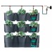 Prosperplast CASCADE WALL Sada květináčů na zeď 67x17,7x57cm, antracit IO2W600W