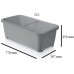 PROSPERPLAST RESPANA Planter Low Přenosný sadbovač 77 cm, šedý kámen ISEB770