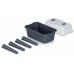 Prosperplast RESPANA PLANTER ECOLINE SET Sadbovač vysoký 59,6x36,8x75,3cm, antracit IPE600