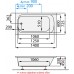 Santech Vana ONE 1400 x 725 mm