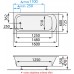 Santech Vana ONE 1600 x 725 mm