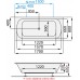 Santech Vana ONE 1700 x 800 mm
