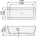 Santech Vana JENNIFER 1790 x 755 mm