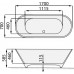 Santech Vana PARIS 1700 x 700 mm