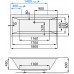 Santech Vana VARIA 1800 x 800 mm