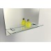 AQUALINE STRONG zrcadlo 50x70cm s otvory pro polici 22429