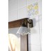 SAPHO BRAND zrcadlo 80x80x2cm, mořený smrk