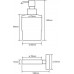 SAPHO BETA dávkovač tekutého mýdla MINI 150 ml, chrom 132109102