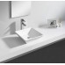 SAPHO ELCHE keramické umyvadlo 41x13x41 cm, na desku BH7008