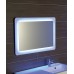 SAPHO LORDE zrcadlo s přesahem s LED osvětlením 900x600mm, bílá NL602