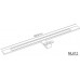 SAPHO OLYMP LED svítidlo, 12W, 230V, 600x35x110mm, chrom