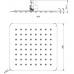 SAPHO SLIM MS562 hlavová sprcha, čtverec 200x200mm, nerez