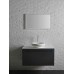 SAPHO THIN kulaté umyvadlo na desku, 400x112mm, bílá mat WN192