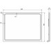SAPHO GEMINI II zrcadlo s LED osvětlením 60x80cm GM060