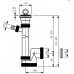 T-735 ND50/40 Sifon dřezový s výpustí a přípojkou s nerezovou mřížkou 70 mm 621002