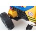 Šlapací traktor G21 Classic s nakladačem a vlečkou žluto/modrý 690815