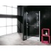 RONAL SLM1 Mobility dveře v poloviční výšce, levé, 90cm, aluchrom/zrcadlové SLM1G09005053