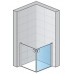 RONAL SLM3 Mobility poloviční rohový vstup, levý, 100cm, aluchrom/Cristal perly SLM3G10005044