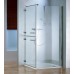 RONAL SLM6 Mobility rozdělené dveře pro stěnu, 90cm, levé, alchr./Cristal perly SLM6G09005044