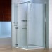 RONAL SLM6 Mobility rozdělené dveře pro stěnu, 90cm, levé, alchr./Cristal perly SLM6G09005044