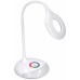 SOLIGHT LED stolní lampička nabíjecí, 5W, RGB podsvícení, stmívatelná, USB napájení WO44