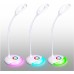 SOLIGHT LED stolní lampička nabíjecí, 5W, RGB podsvícení, stmívatelná, USB napájení WO44