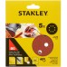 STANLEY STA32032-XJ Brusné papíry pro excentrickou brusku 125mm, P80, 5ks