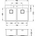 ALVEUS Stylux 30 S kuchyňský dřez nerez, 755 x 510 mm 1084291S