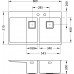ALVEUS Stylux 60 F kuchyňský dřez nerez, 860 x 510 mm, pravý 1084296