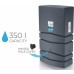 Prosperplast AQUA TOWER Sud na dešťovou vodu 350l, antracit IDTC350-S433