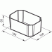 IDEAL Standard STEP sada odkládacích misek do výsuvného kontejneru T724767