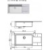 FOSTER S4001 FM nerezový dřez, pravý 4417 061