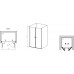 RAVAK CHROME CSDL2-120 sprchové dveře, white+Transparent 0QVGC10LZ1