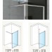 RONAL TOPF TOP-Line boční stěna 80-120 cm, bílá/sklo Mastercarré TOPFSM20430