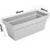 Prosperplast CUBE CASE BETON EFFECT Truhlík 39,2x18,2x16cm, marengo DCUC400E