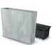 Prosperplast URBI CASE BETON Effect Květináč, 58cm, krém DUC600TE