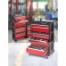 VÝPRODEJ KETER Box na nářadí, 2 zásuvky, 56,2 x 28,9 x 26,2 cm, červená/šedá/černá, 17199303, PRASKLÝ