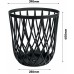 Prosperplast UNIQUBO Univerzální koš s jutovým pytlem 39cm, 35l, antracit IKUB35J