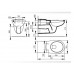 IDEAL Standard CONTOUR 21 klozet závěsný pro tělesně postižené V340401