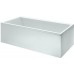 LAUFEN PRO L-panel 160x70 cm, Pravý - k vaně v levém rohu - bílý, 2.9613.2.000.000.1