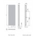 ISAN VARIANT designový radiátor dům 1806/608 nerez plan DVAR 1806 0608np